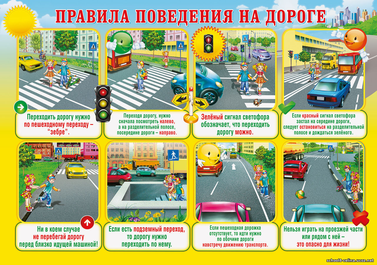 Правила поведения на дороге.