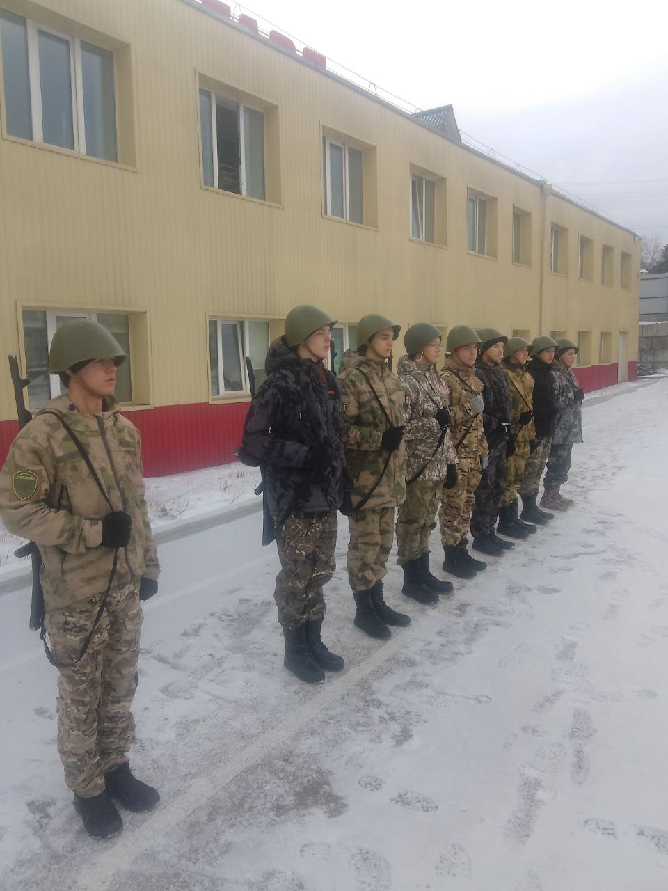 Учебно-полевые сборы учащихся 10 класса.