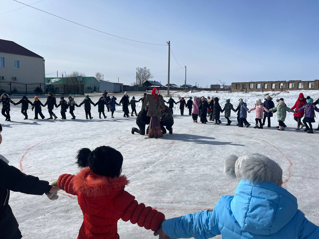 Прощание с Масленицей.